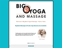 Tablet Screenshot of bigbendyoga.biz